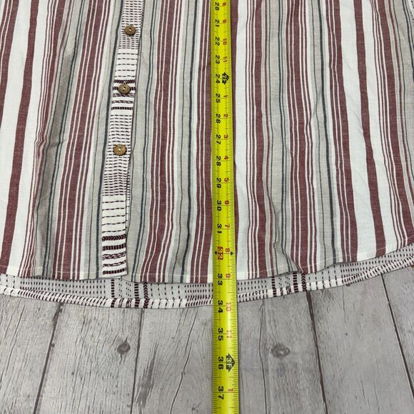 Soft Surroundings Blouse Top Button Shirt Size 2X Rayon Linen Blend D037 -13 - Picture 4 of 16